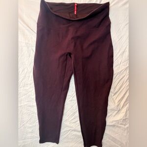 SPANX Deep Plum Leggings 2XL PETITE